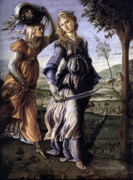 Le retour de Judith à Bethulia Sandro Botticelli Peinture à l'huile
